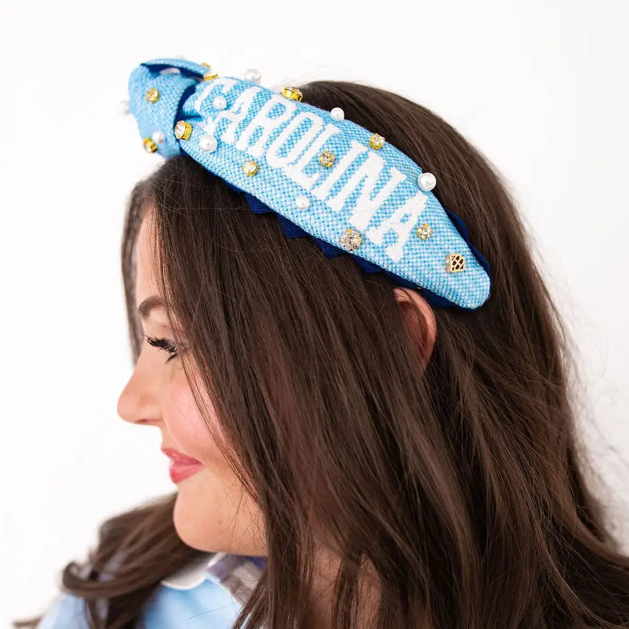 University of North Carolina Adult Cross Stitch Headband