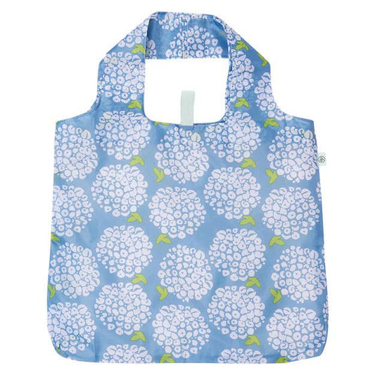 Blue Hydrangea Reusable Shopping Bag