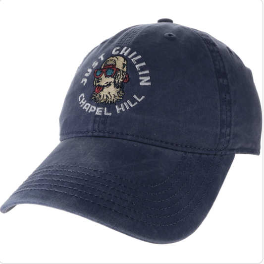 Slate Blue Golden Retriever Sunglasses Adult Adjustbale Hat