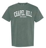 Chapel Hill North Carolina Comfort Colors T-Shirt in Blue Spruce