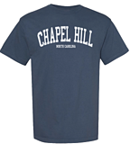 Chapel Hill North Carolina Comfort Colors T-Shirt in  Midnight