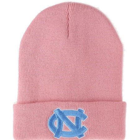 Carolina Tar Heels Toddler Winter Knit Hat Beanie in Pink