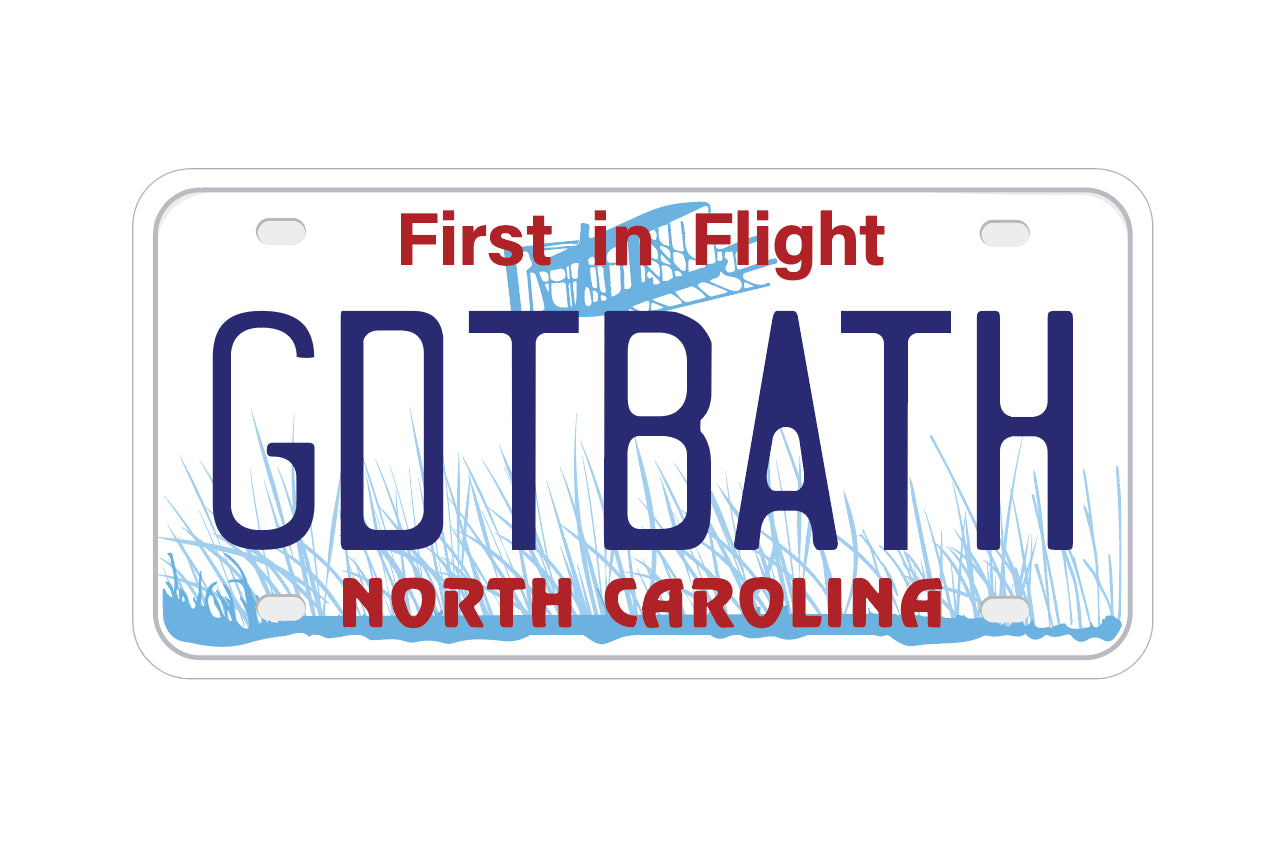 North Carolina License Plate Stickers - GDTBATH