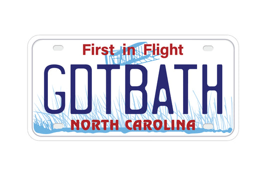 North Carolina License Plate Stickers - GDTBATH