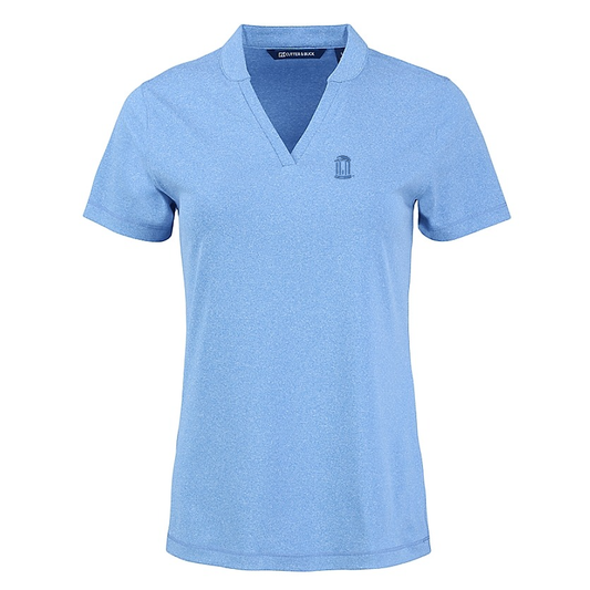 Old Well Logo Cutter & Buck Forge Eco Heathered Stretch Womens Blade Top