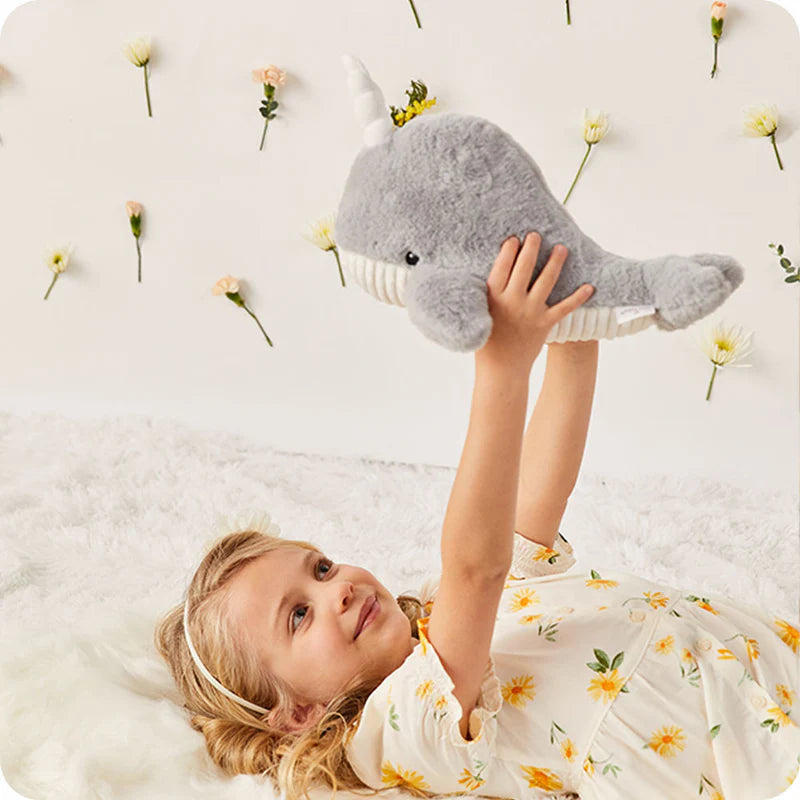 Narwhal Warmies Stuffed Animal Large Lavendar Scented