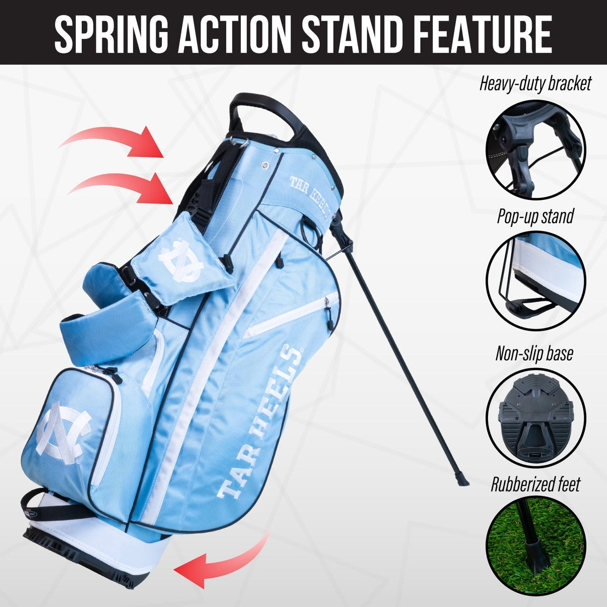 North Carolina Tar Heels Fairway Stand Bag
