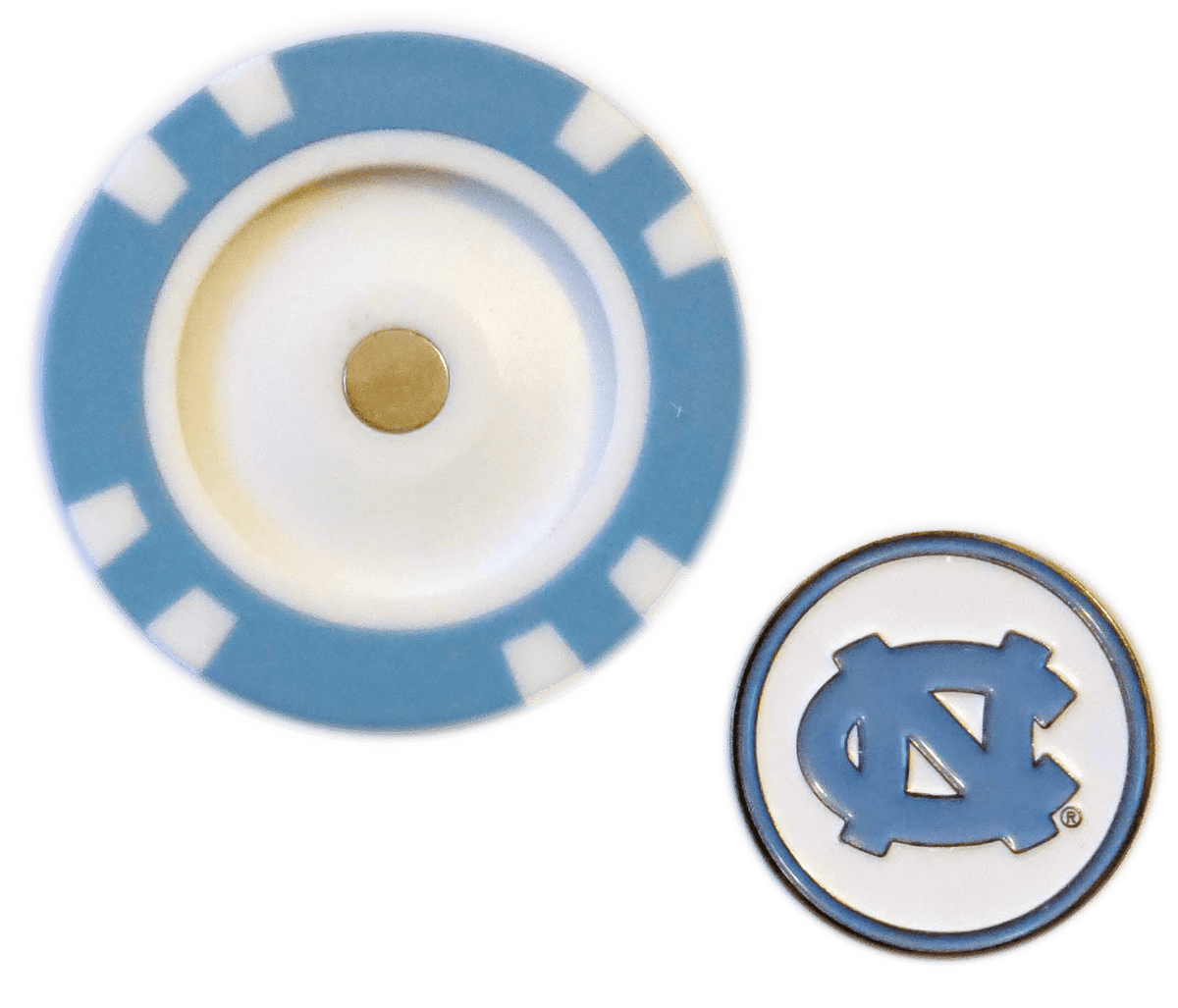 North Carolina Tar Heels Poker Chip Ball Marker