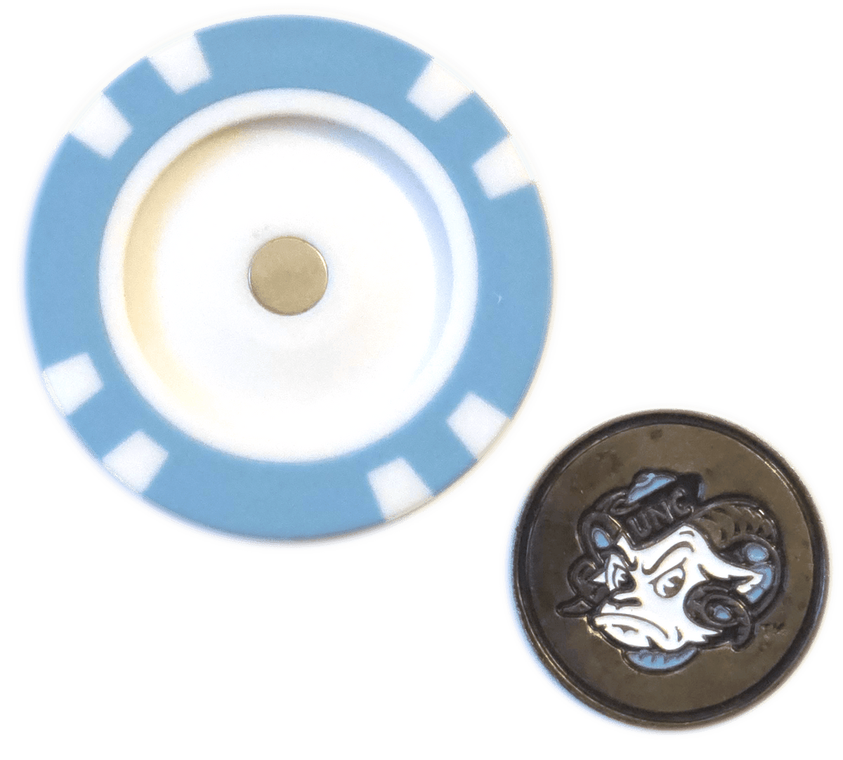 North Carolina Tar Heels Poker Chip Ball Marker
