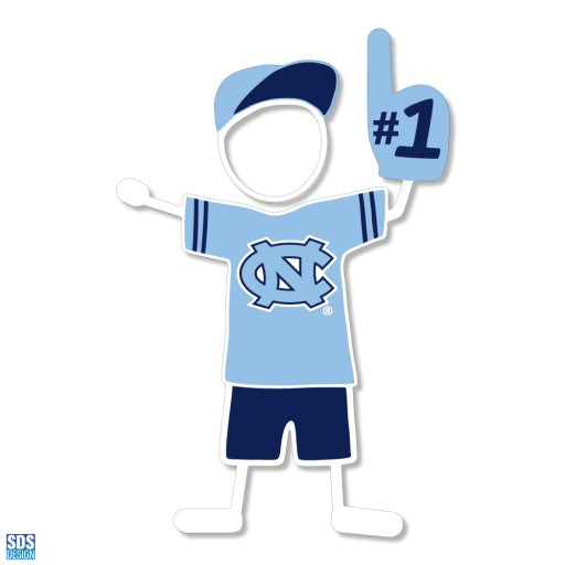 UNC STICK BOY VINYL DECAL