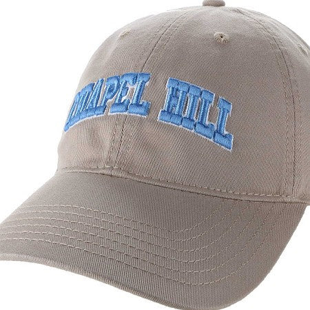 Chapel Hill North Carolina Adjustable Hat in Khaki