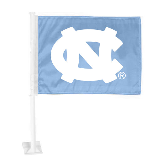 North Carolina Tar Heels Car Flag with NC Logo by Fanmats