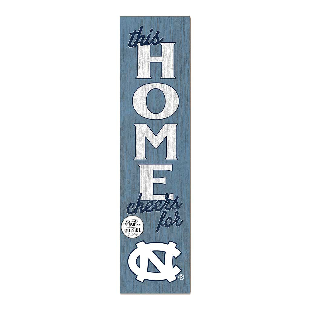 This Home Cheers for UNC Porch Leaner Sign 4 Feet Tall