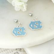 North Carolina Tar Heels Seasons Jewelry UNC Enamel Earrings