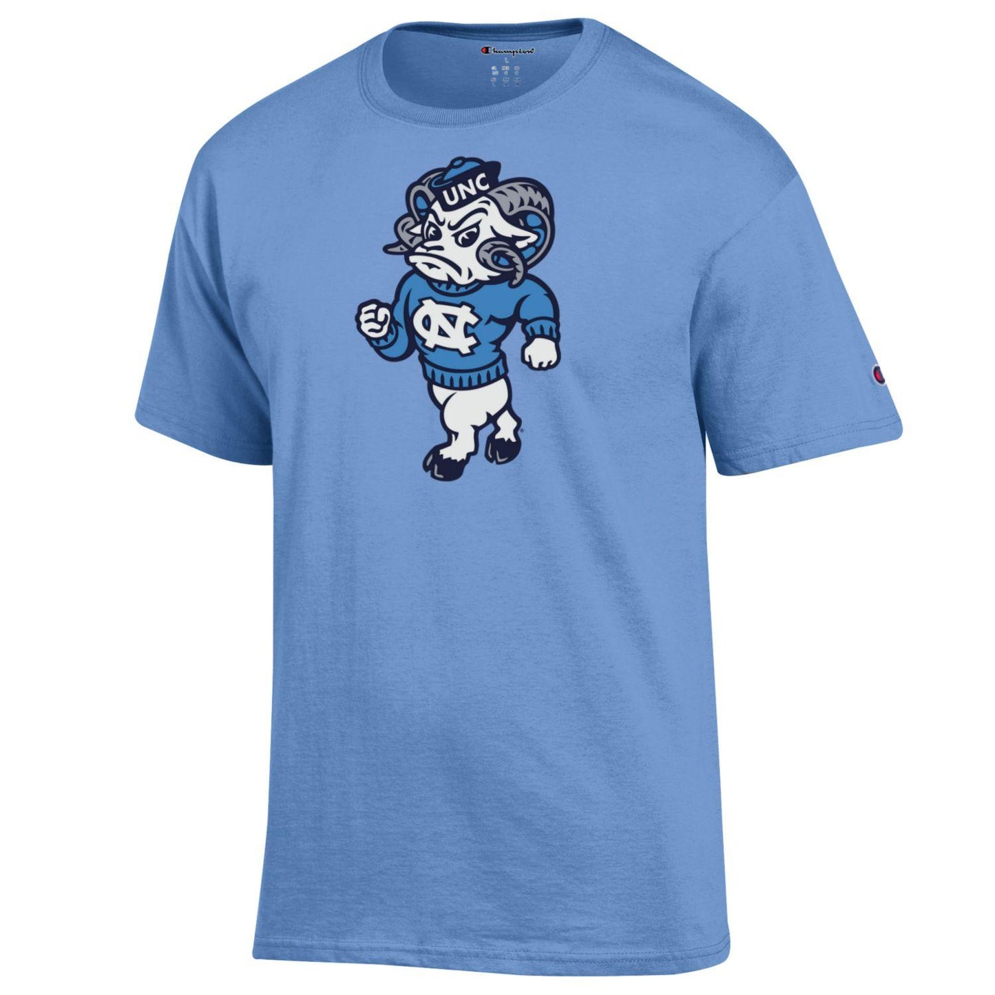 The Mascot Tee - Carolina Blue Rameses Champion Tee