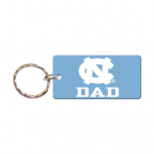 UNC Dad Keychain in Carolina Blue by Wincraft