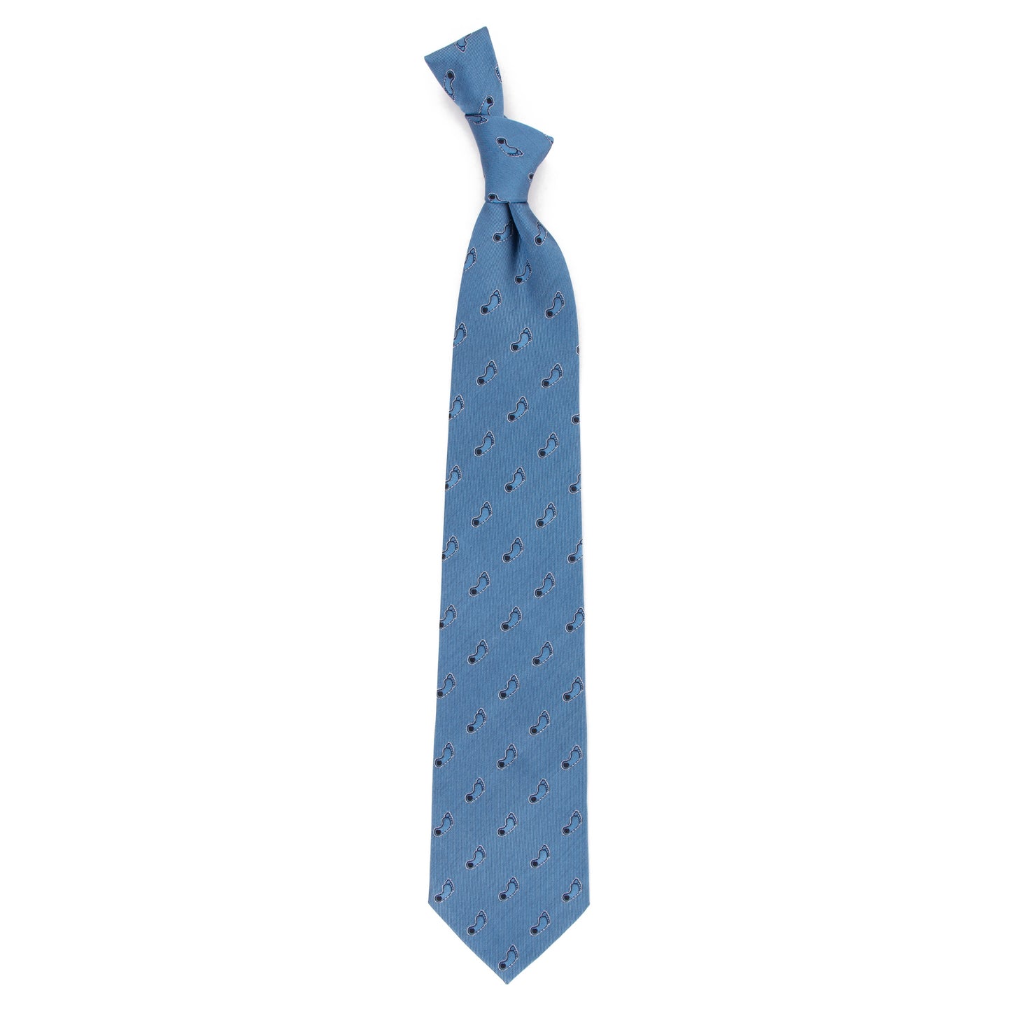 North Carolina Tar Heels Foot Logo Men's Neck Tie Echo