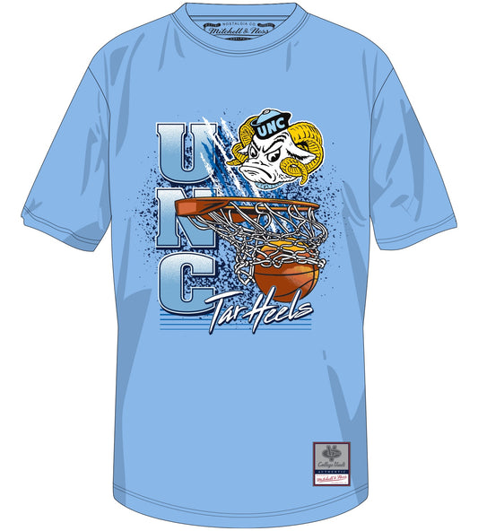North Carolina Tar Heels Vintage Tee by Mitchell and Ness Sink It
