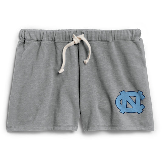 UNC Weathered Terry Women's League Shorts in Grey