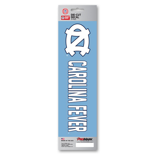 North Carolina Tar Heels Team Slogan Decal with Primary Logo & Team Slogan by Fanmats