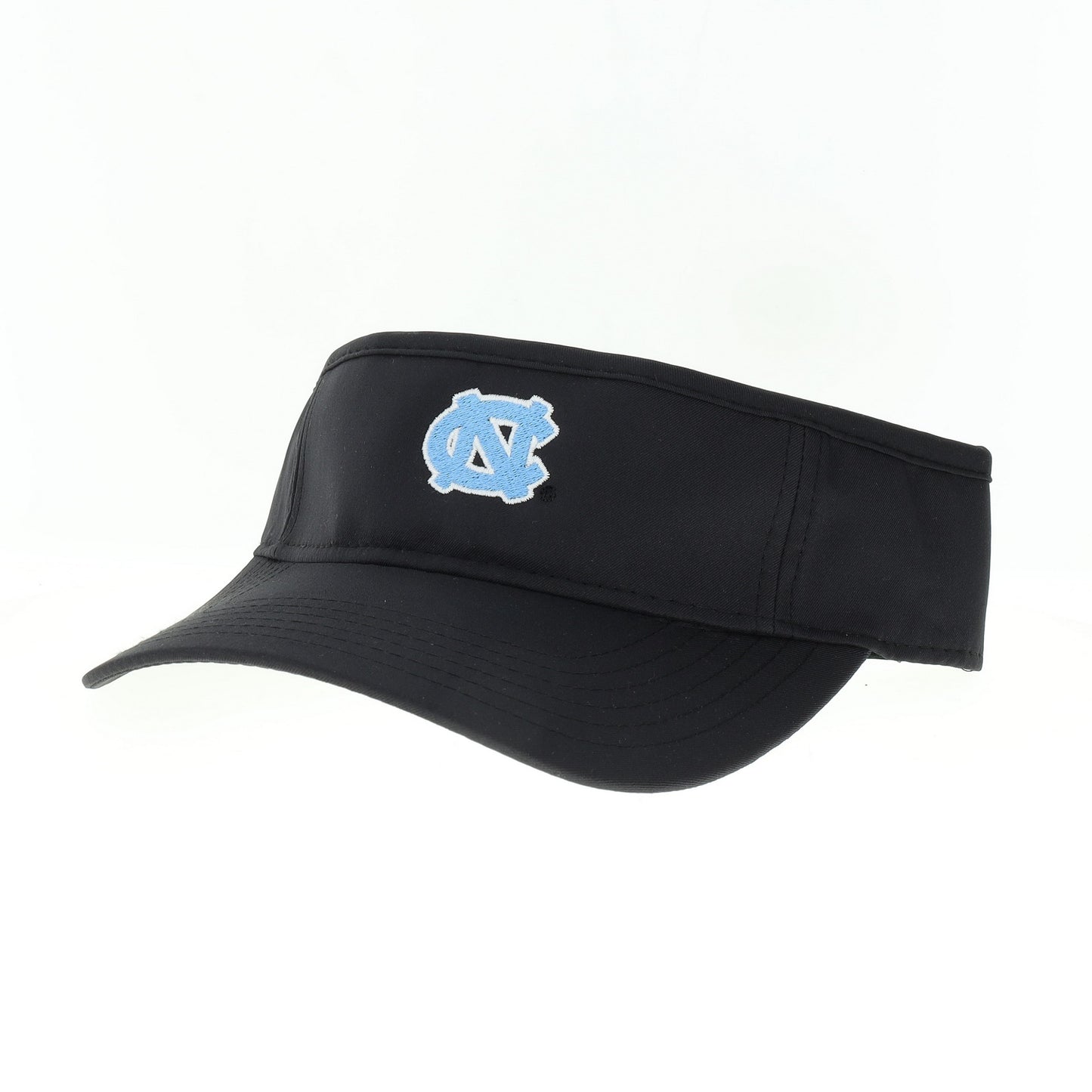 UNC Visor Black Athletic Cool Fit Visor with Mini UNC Logo