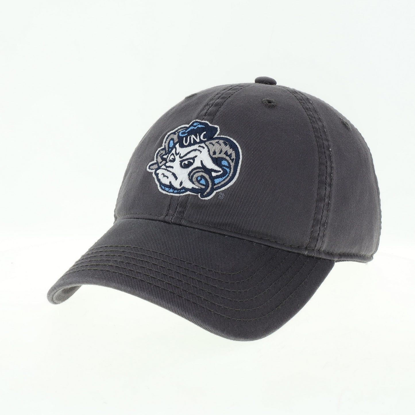 UNC Kid's Hat with Rameses Mascot Logo in Dark Grey