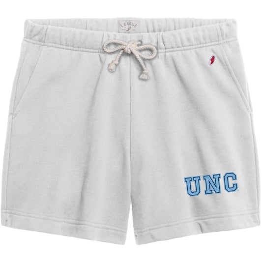 UNC Tar Heels Women’s Shorts in White from League