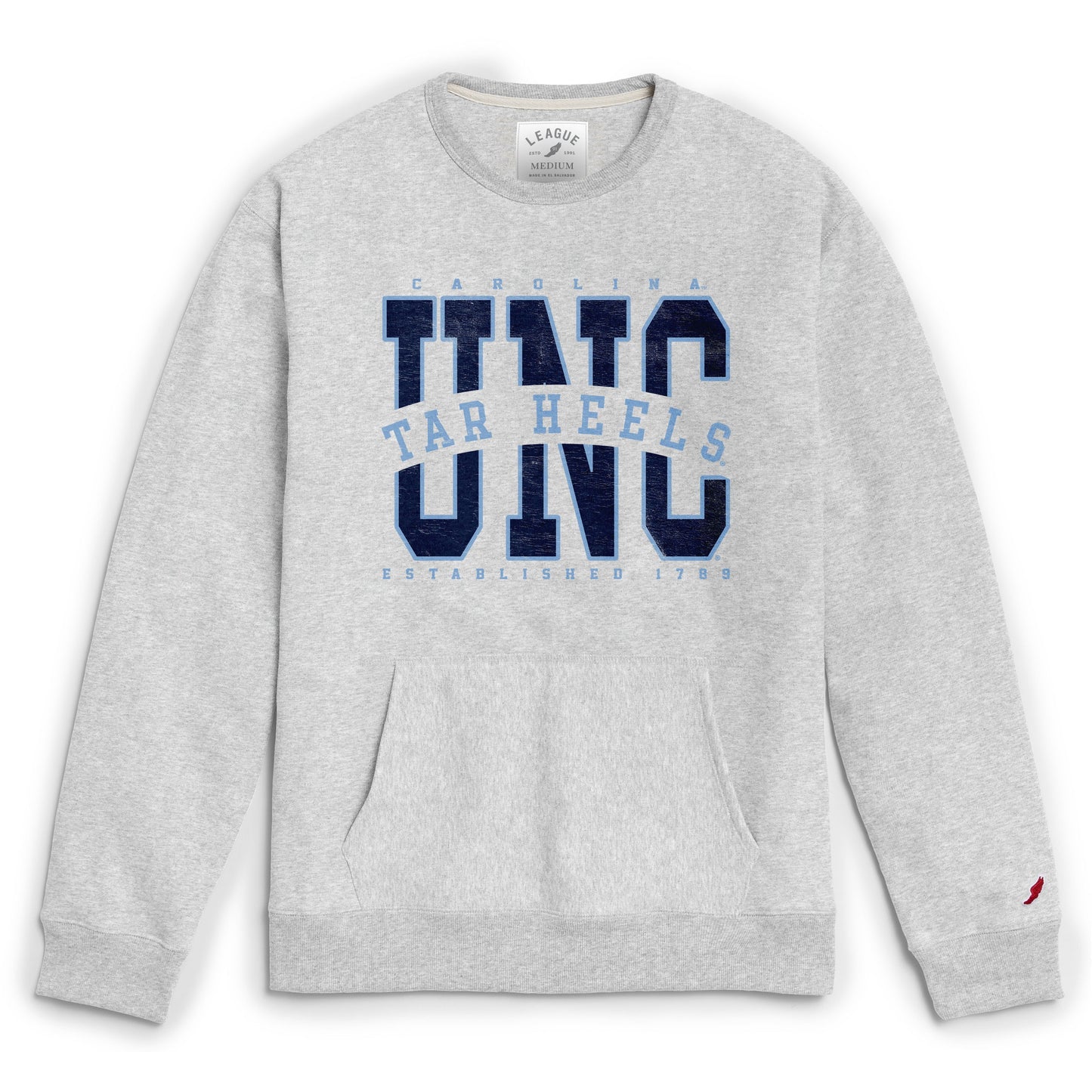 UNC Tar Heels Crewneck Sweatshirt with Front Pocket