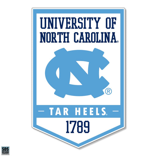 Banner University of North Carolina 1789 Decal Sticker