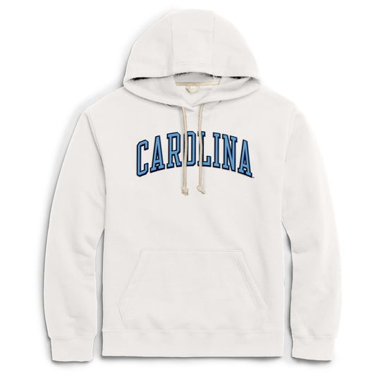 White North Carolina Embroidered Hoodie Sweatshirt by League