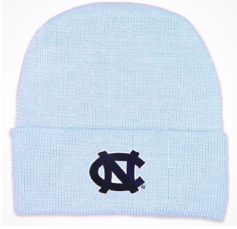 Light Blue UNC Logo Knit Cap