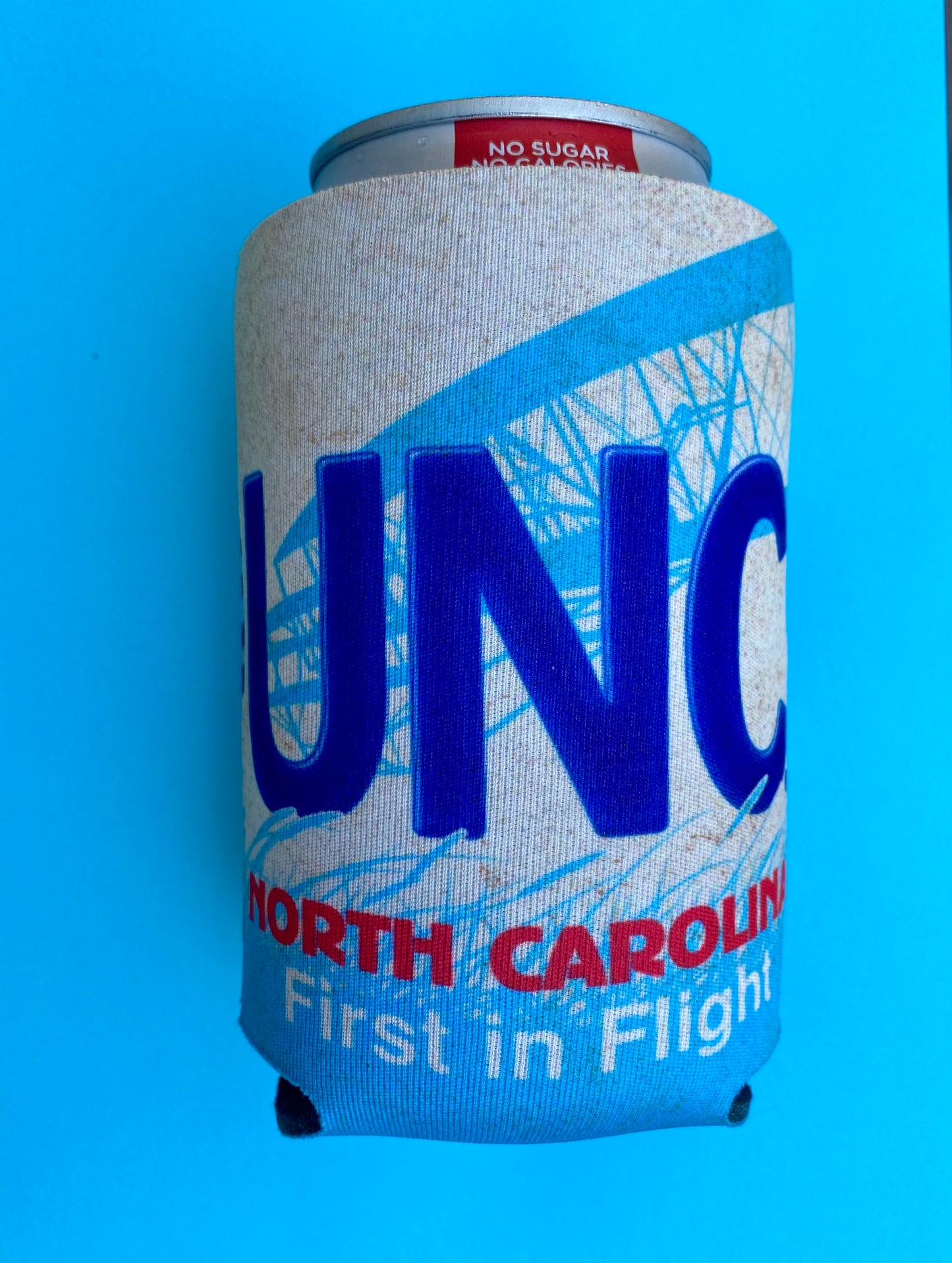 UNC Rameses North Carolina License Plate Can Cooler