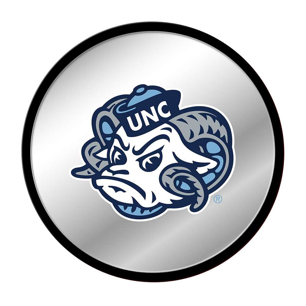 North Carolina Tar Heels: Mascot - Modern Disc Mirrored Wall Sign