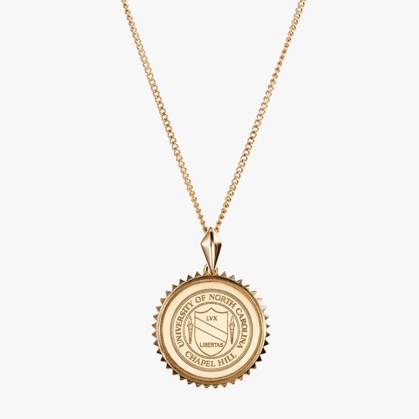 UNC Seal Necklace in Sunburst by Kyle Cavan Gold