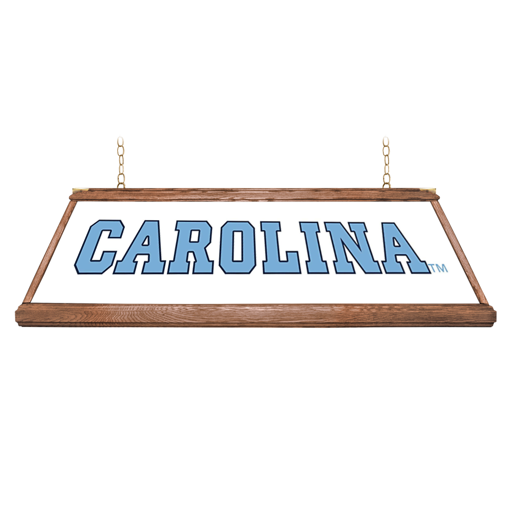 North Carolina Tar Heels: Premium Wood Pool Table Light White