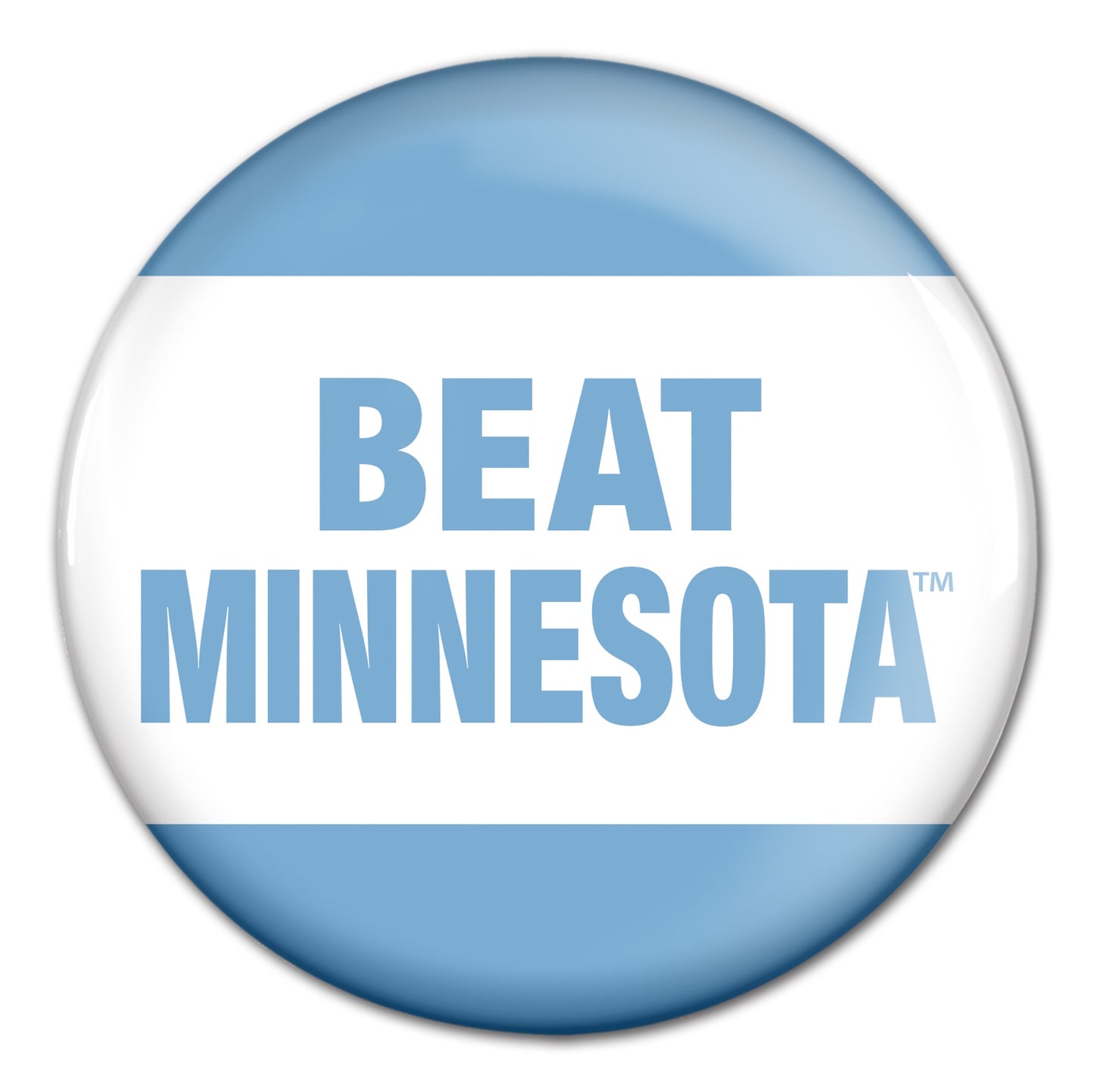 Beat Minnesota Button Pin for Game Day