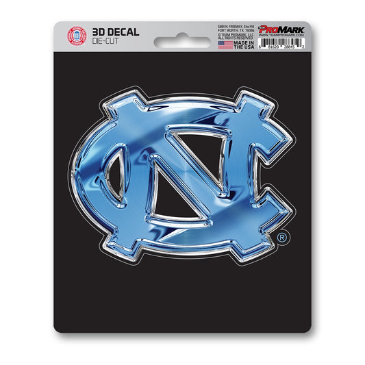 North Carolina Tar Heels 3D Decal with NC Logo by Fanmats