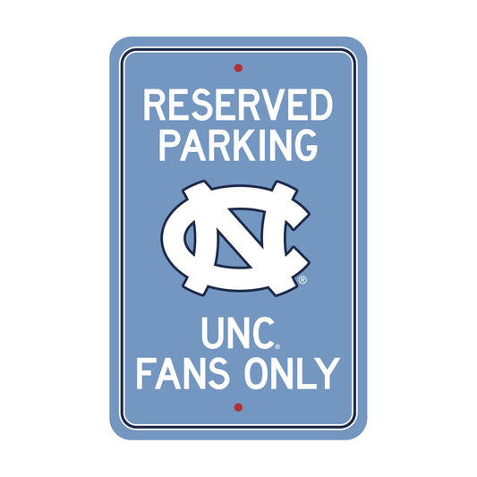 North Carolina Tar Heels Parking Sign with NC Primary Logo by Fanmats