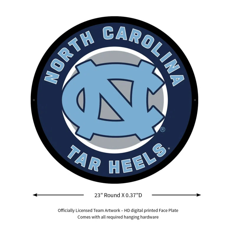 UNC Round LED Wall Sign