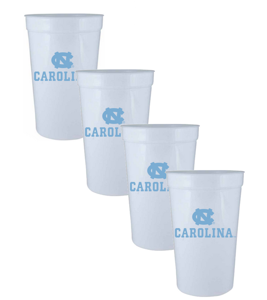 UNC Stadium Cup 4 Pack - 22 oz