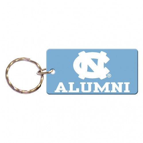 North Carolina Tar Heels Wincraft Rectangle UNC Alumni Keychain