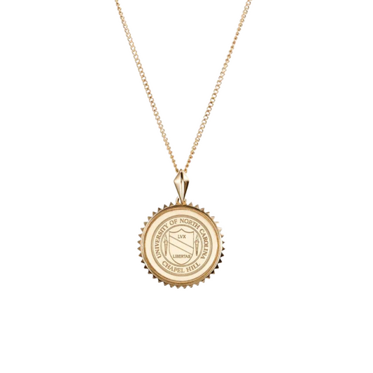 UNC Seal Necklace in Sunburst by Kyle Cavan Gold