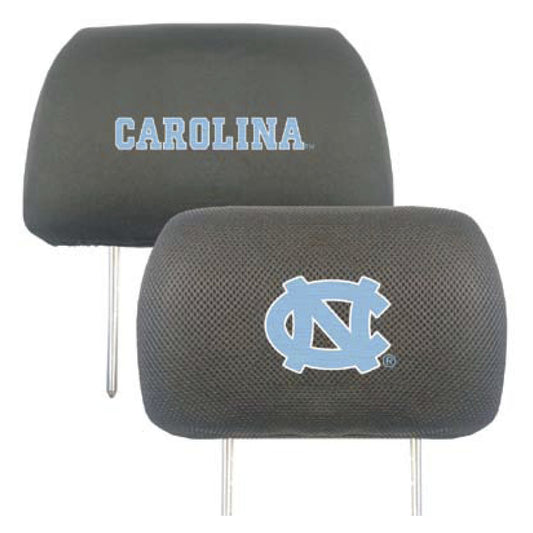 North Carolina Tar Heels Head Rest Cover with NC Logo & Wordmark by Fanmats