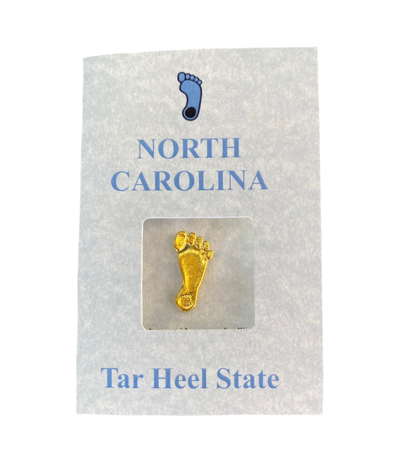 North Carolina Tar Heels Pin with Story Card