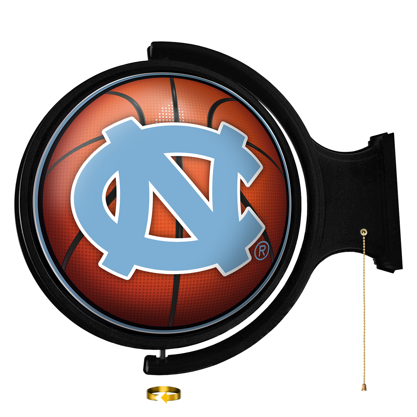 North Carolina Tar Heels: Basketball - Original Round Rotating Lighted Wall Sign