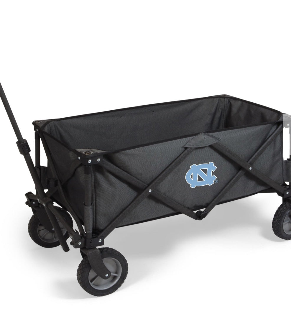 North Carolina Tar Heels - Adventure Wagon Portable Utility Wagon, (Dark Gray)