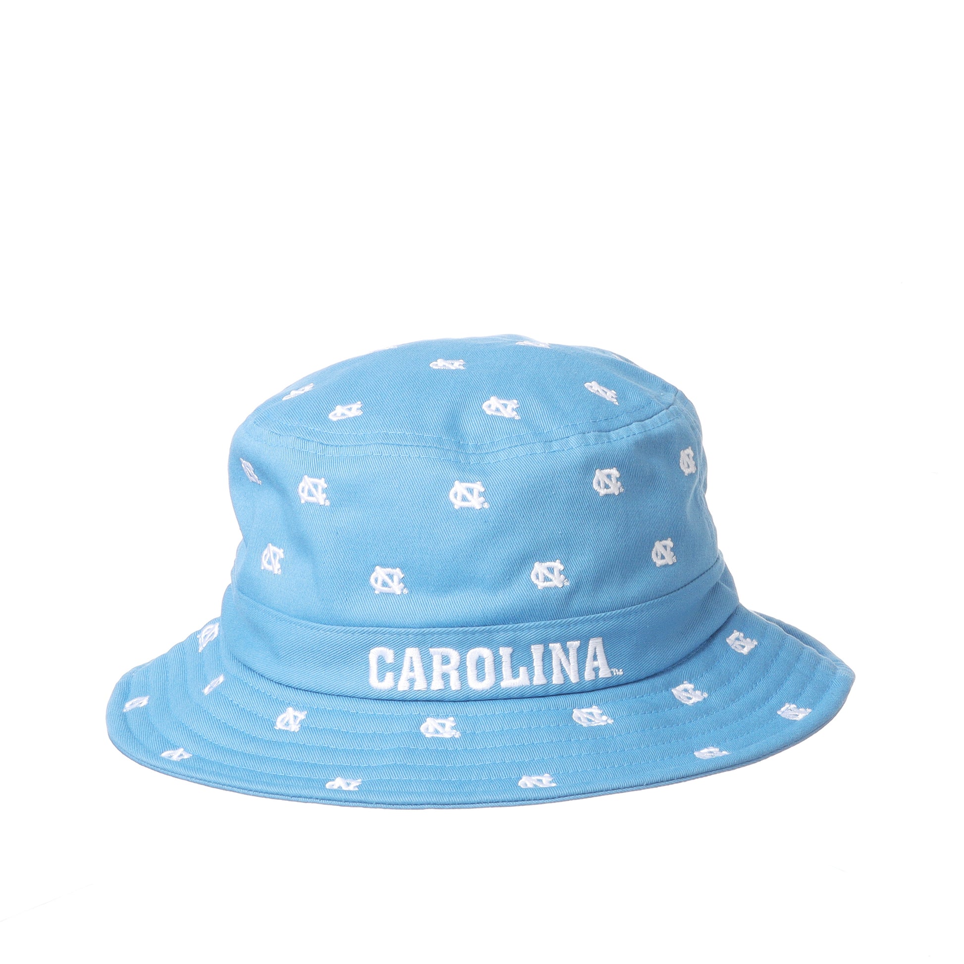 North Carolina Tar Heels Fitted Hat By Zephyr - Light Blue - Foot Logo