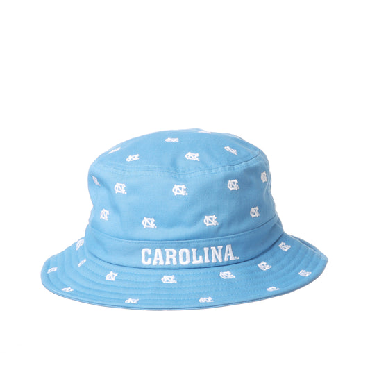 UNC Logo Bucket Hat with Scatter Print
