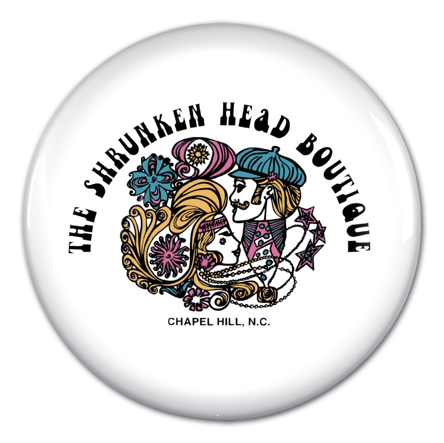 Shrunken Head Boutique Button Pin