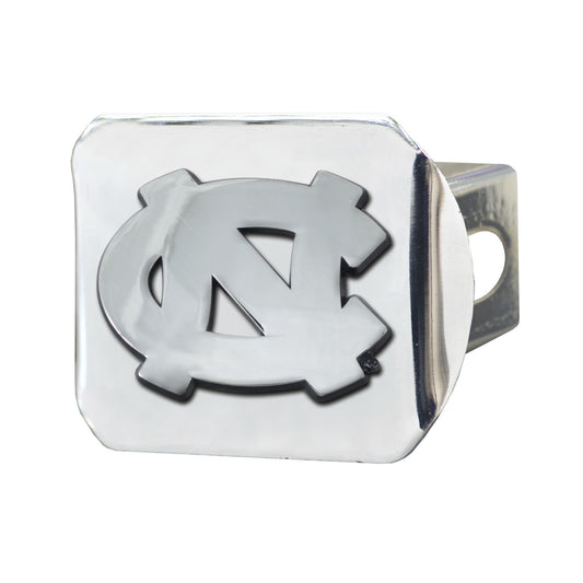 North Carolina Tar Heels Hitch Cover - Chrome with NC Logo by Fanmats